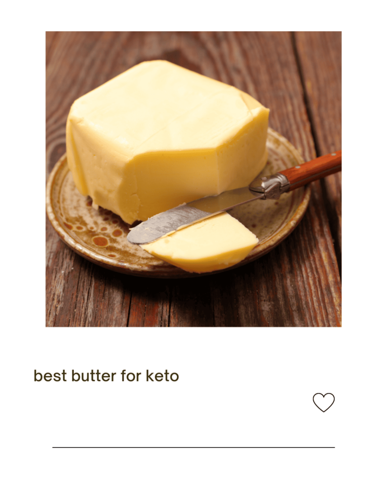 Nejlepší máslo pro keto?
